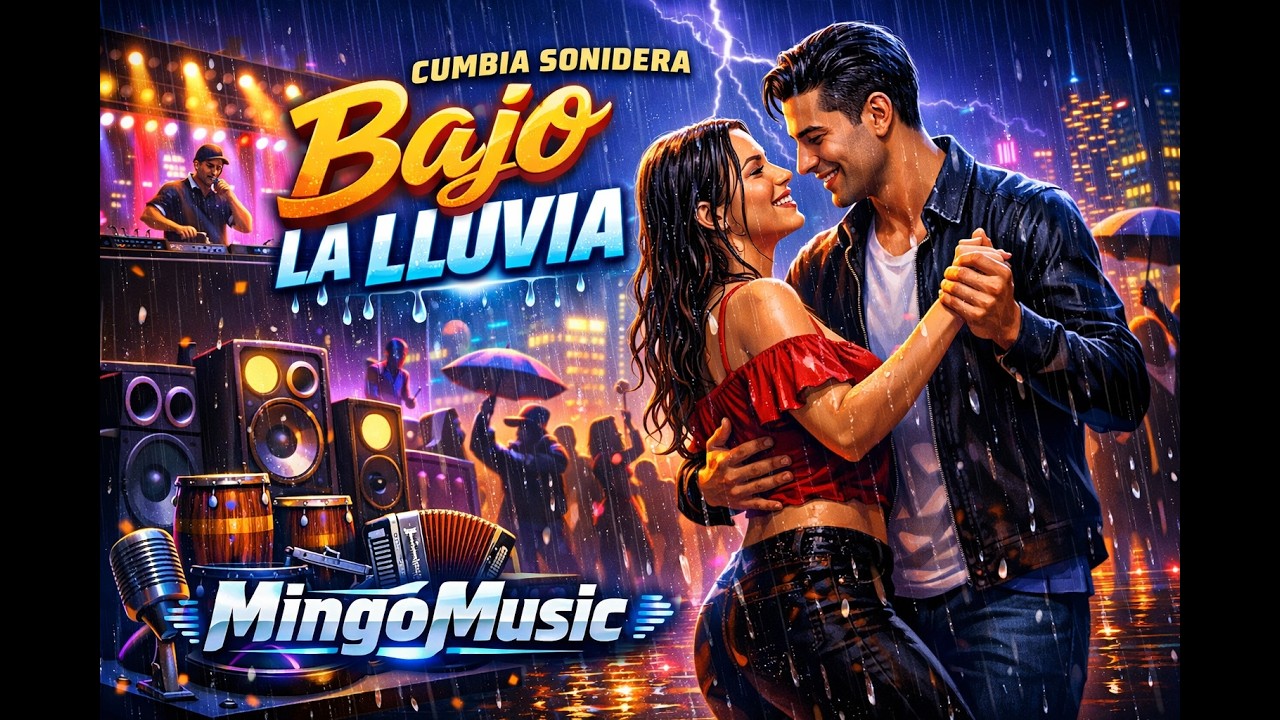 ajo La Lluvia 🌧️ | Cumbia Sonidera Para Bailar Pegadito | MingoMusic