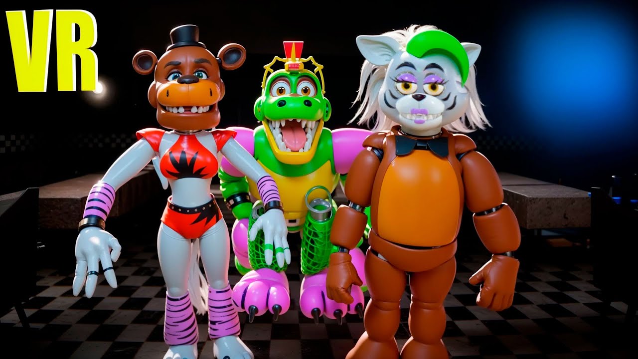 VR GIGA MONTI ZBUDOWAŁ ŚMIESZNEGO ANIMATRONIKA Z CZĘŚCI W BONELAB FNAF BONELAB COOP MOD