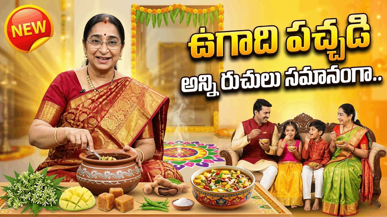 Traditional Ugadi Pachhadi Recipe | How To Make Ugadi Pachhadi At Home | Ramaa Raavi Ugadi Special
