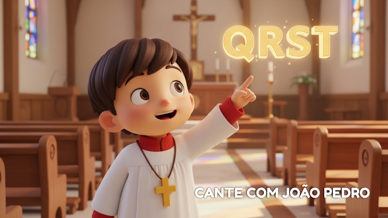 João Pedro Ensina QRST 🙏 Liturgia para Crianças ⛪