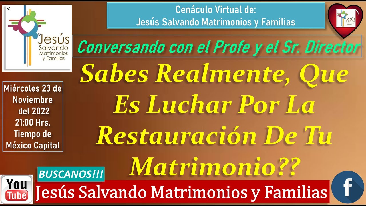 🧡💛¿¿Sabes Realmente, Que Es Luchar Por La Restauración De Tu Matrimonio??🛐🧡💛JSMyF!!