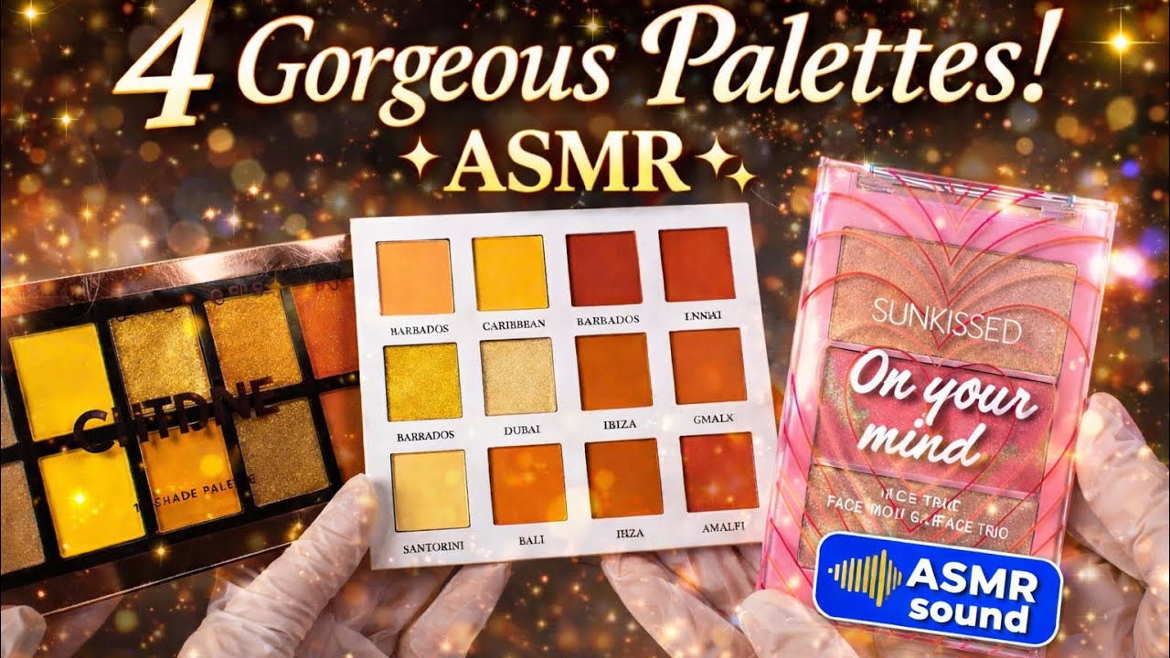 ASMR Makeup Palette Crushing! 