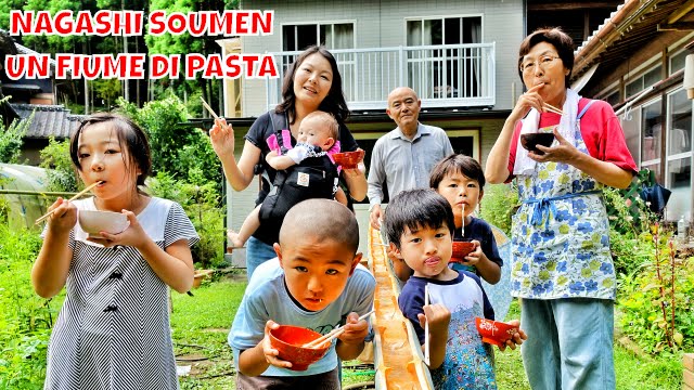 NAGASHI SOUMEN - UN FIUME DI PASTA SCORRE NEL BAMBÙ