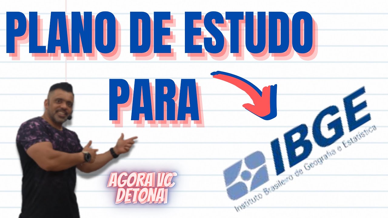 Plano / Cronograma de Estudo para o IBGE - Edital 2021