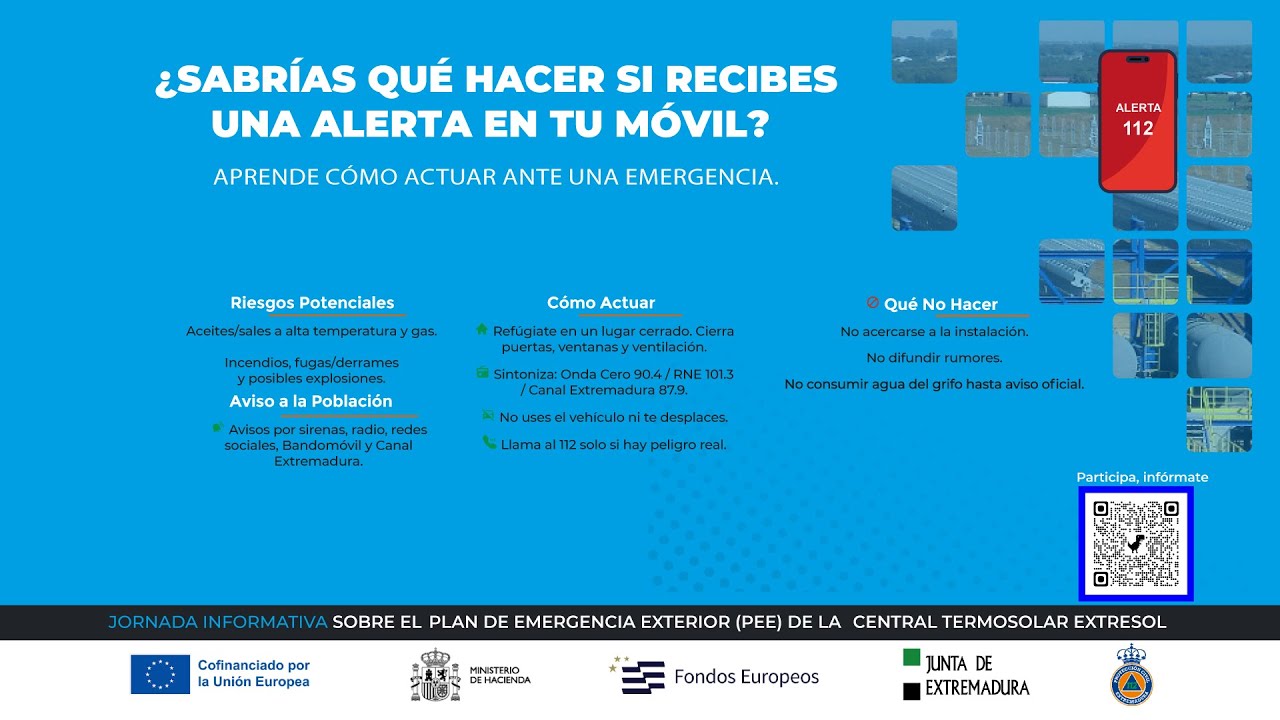 Jornada informativa sobre el Plan de Emergencia Exterior (PEE) de la Central Termosolar EXTRESOL