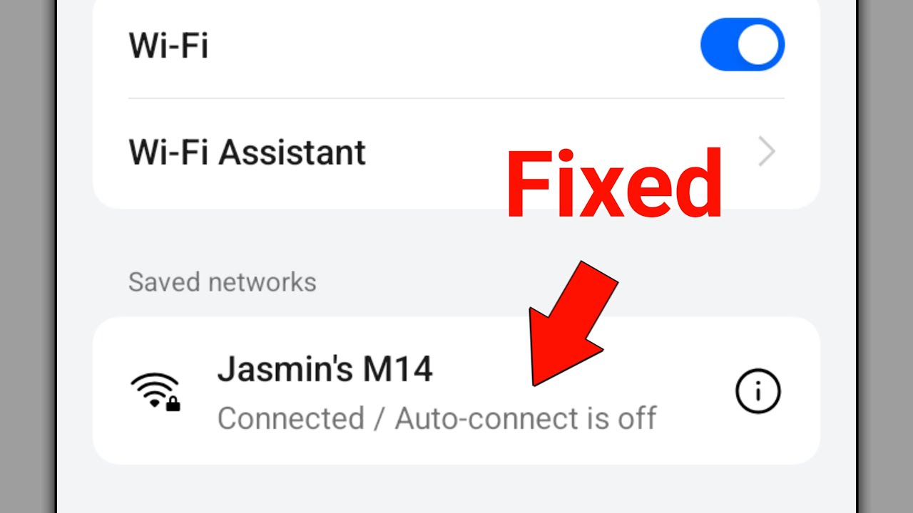 Как исправить проблему с подключением к Wi-Fi/отключением автоматического подключения || Решение ...