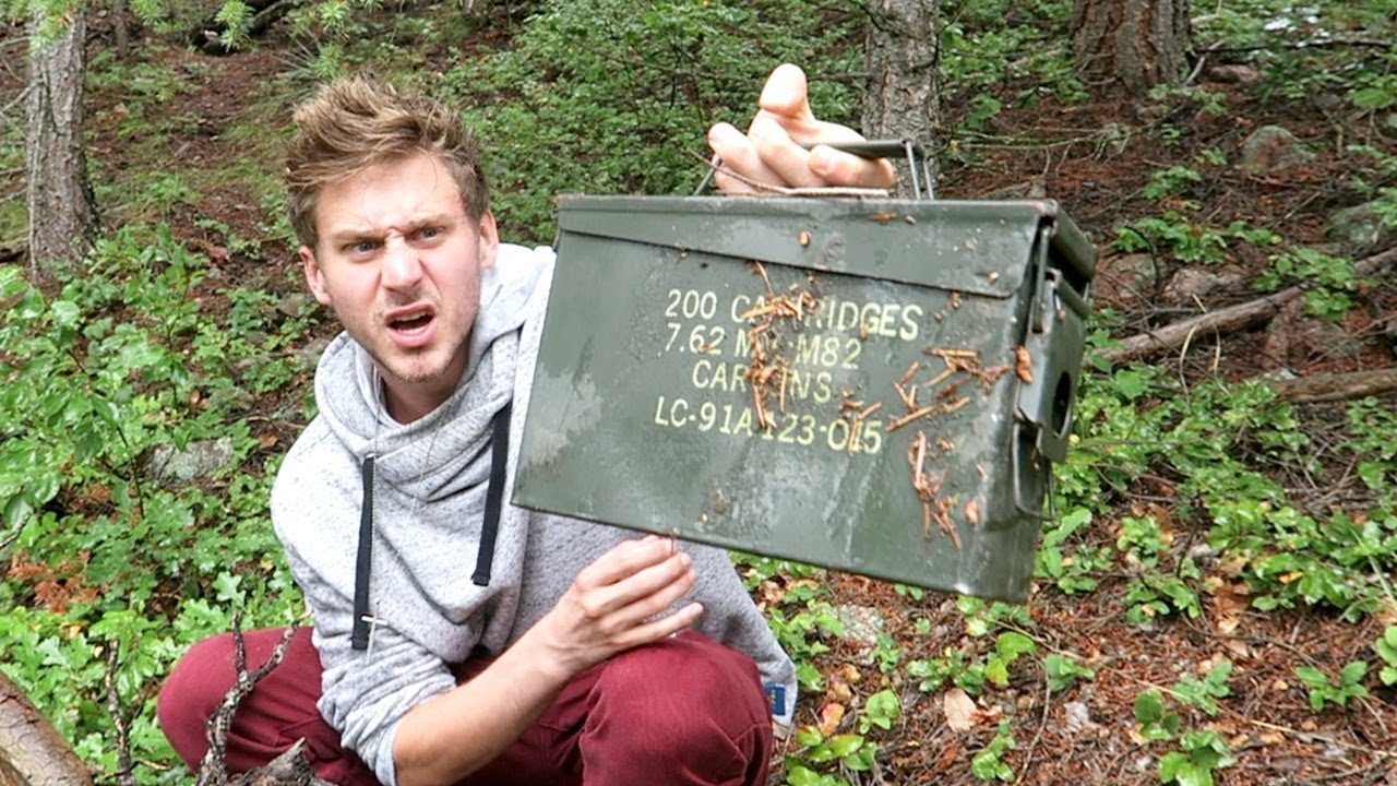 MYSTERIOUS BOX IN THE WOODS!