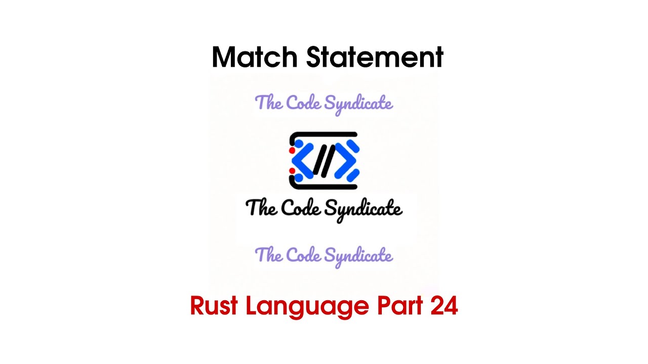 Rust Match Statement | Rust tutorials 2023 | Part 24 #coding #rustprogramming  #programmingtutorial