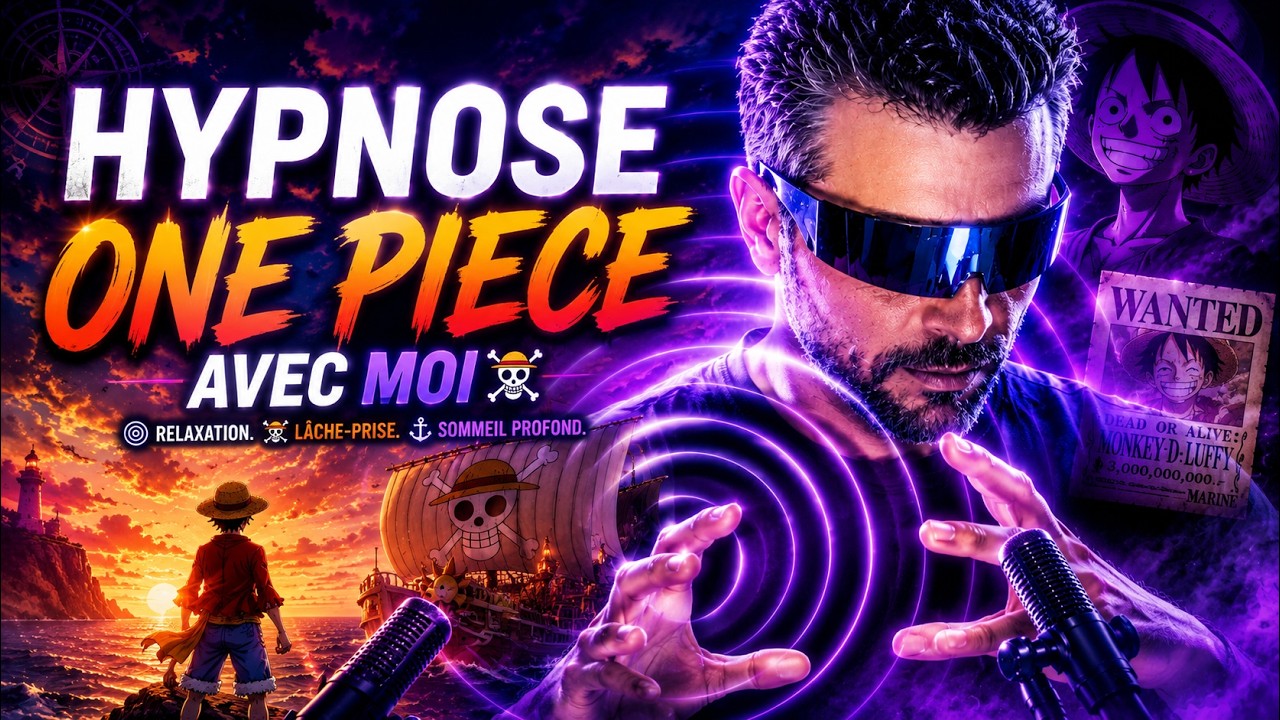 ASMR & HYPNOSE One Piece pour DORMIR Profondément 🌙 + Exercice de Respiration (fr)