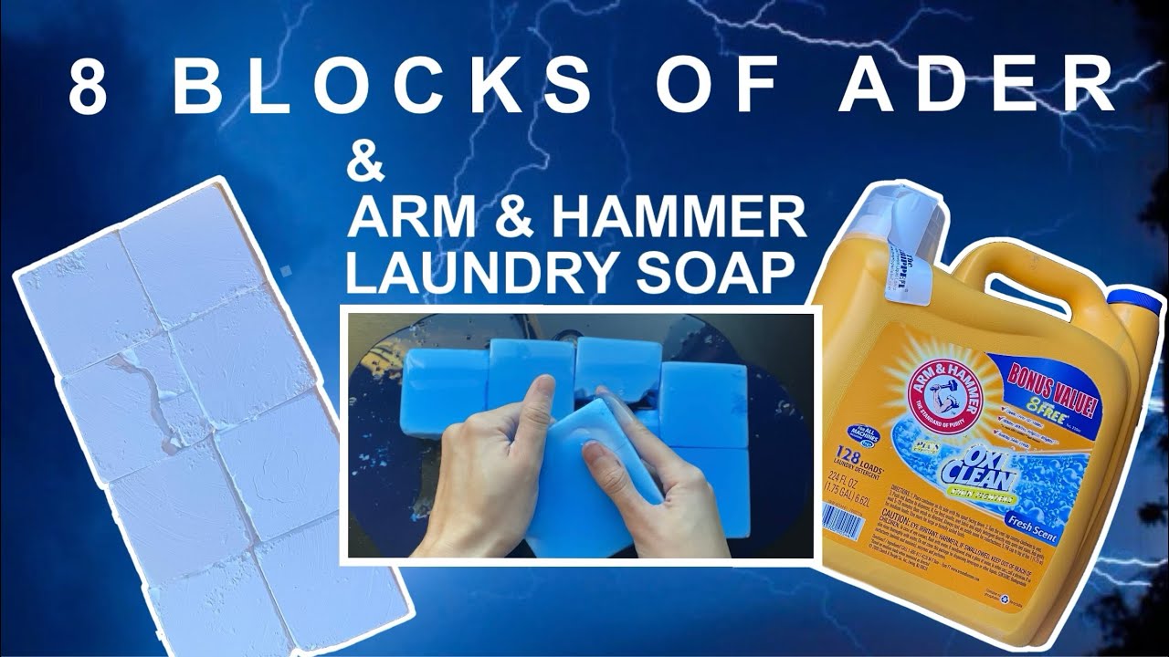 8 BLOCKS ADER GYM CHALK & A&H LAUNDRY SOAP