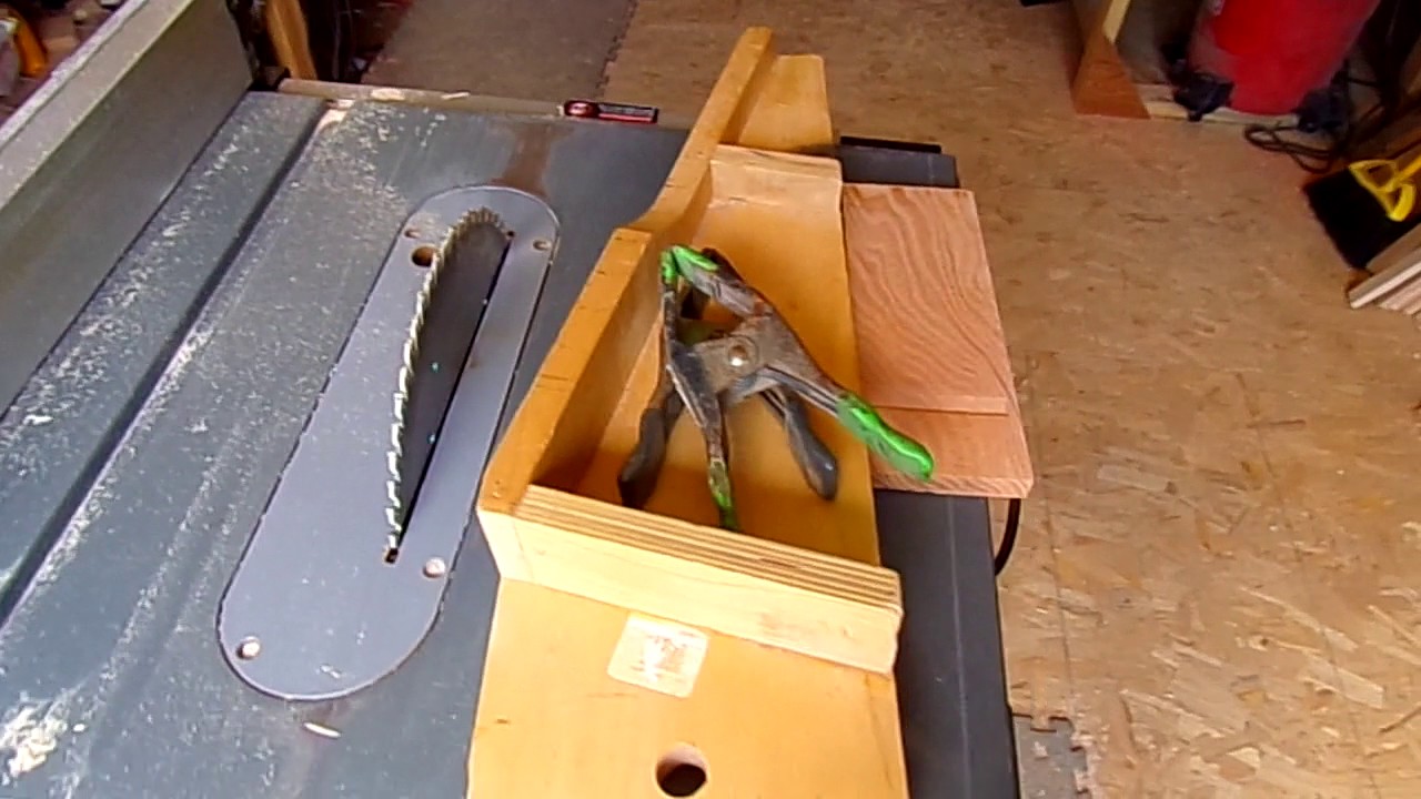 scarf joint with a table saw