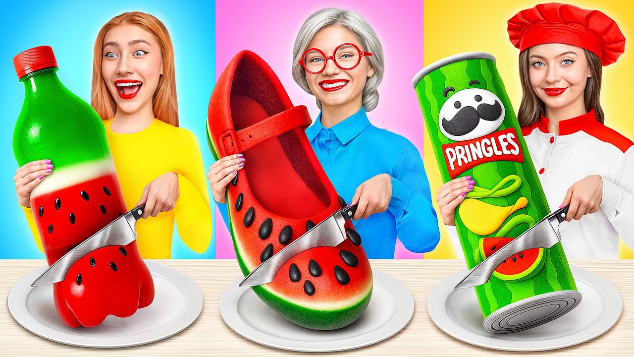 Кулинарный Челлендж: Я против Бабушки | Смешные Cитуации от Candy DO