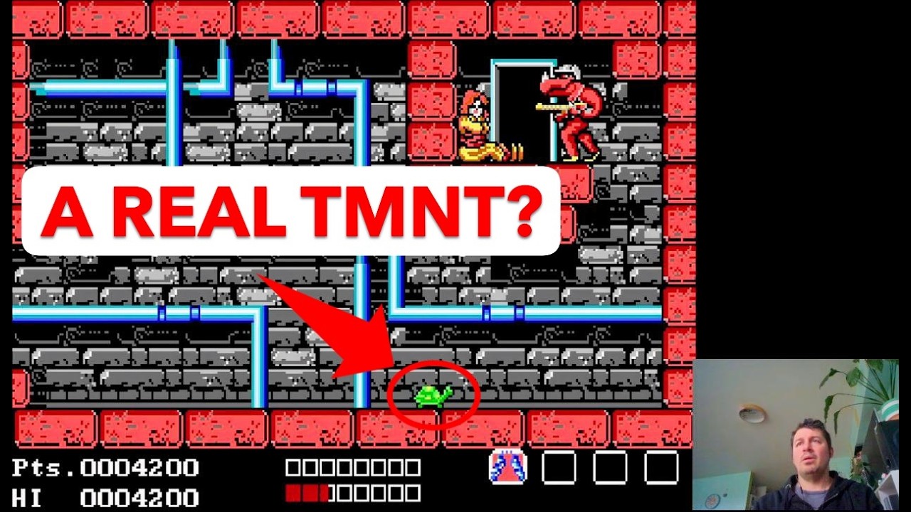 I drove a JAPANESE TRAIN, and played an OLD TMNT game.