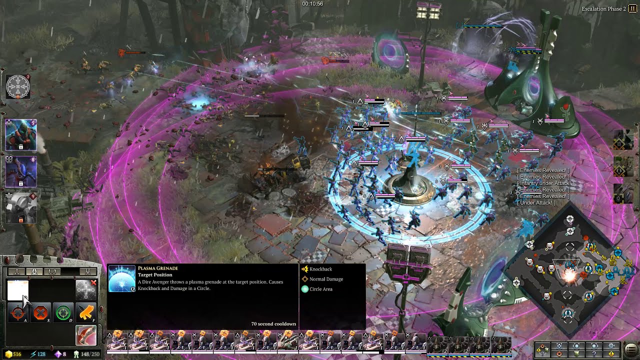 Eldar vs Orks, 3v3, Hard AI - Warhammer 40K: Dawn Of War 3
