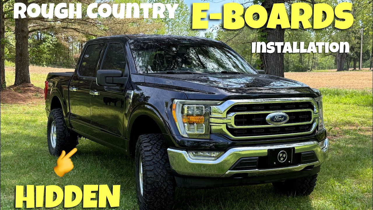 How to install Rough Country E Boards  Ford F150 Start to Finish. #roughcountry  #fordtrucks #TNG