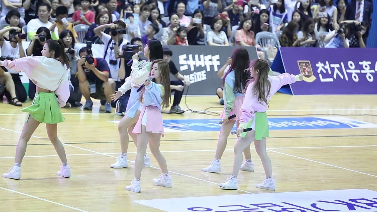 150718 희망농구올스타 레드벨벳 아이스크림케이크