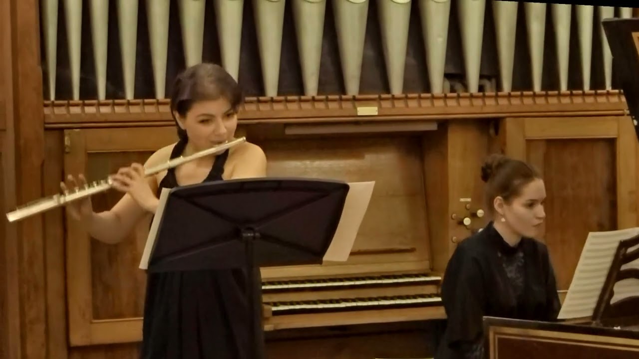 Kirnberger: Flute Sonata in E minor, mov's 1 & 2. Natalia Shiporova - flute.
