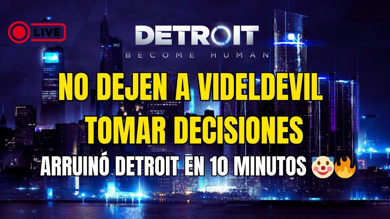 Detroit: Become Human | ¿Qué tan mal puede salir? 💀 - Directo en Español