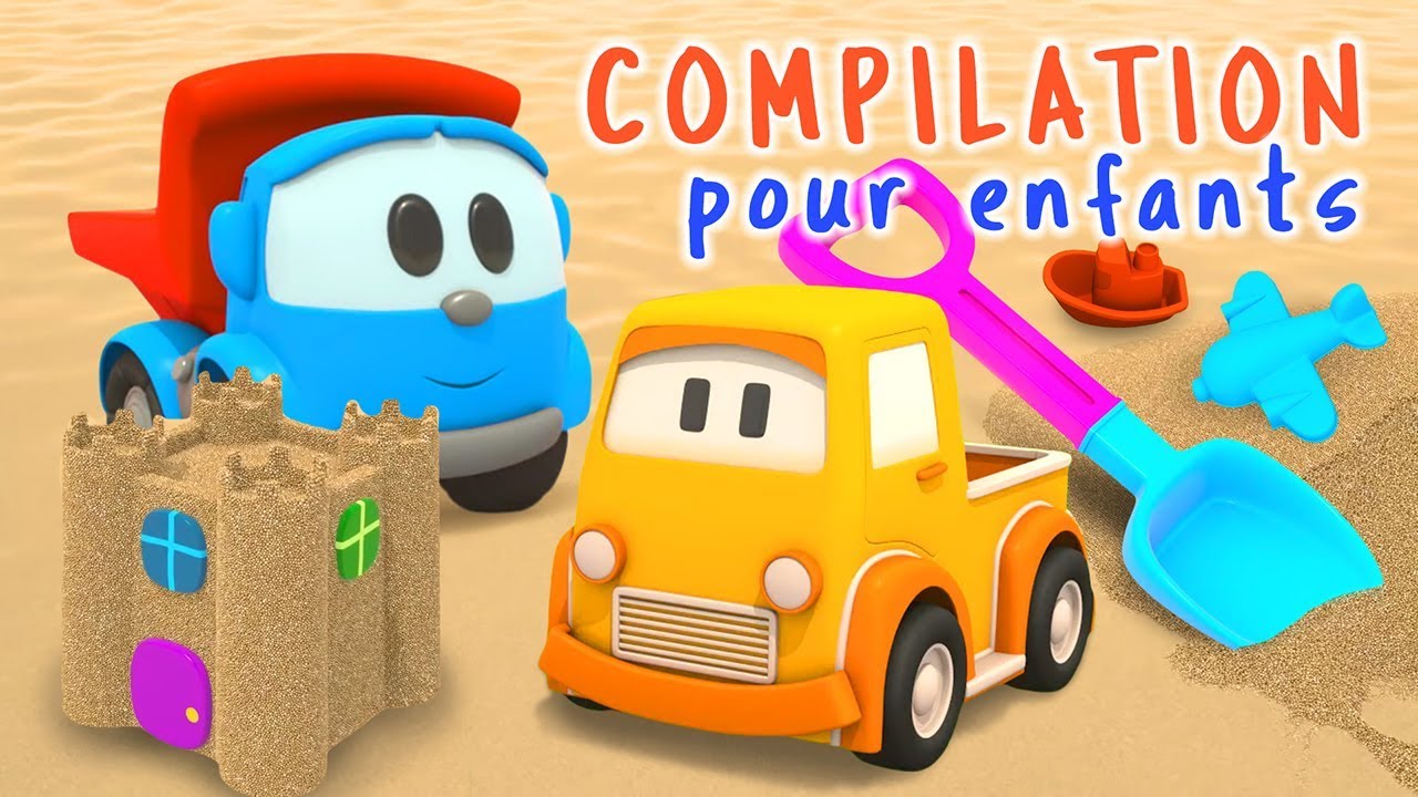Compilation 1H pour enfants de dessins animés de Léo et voitures