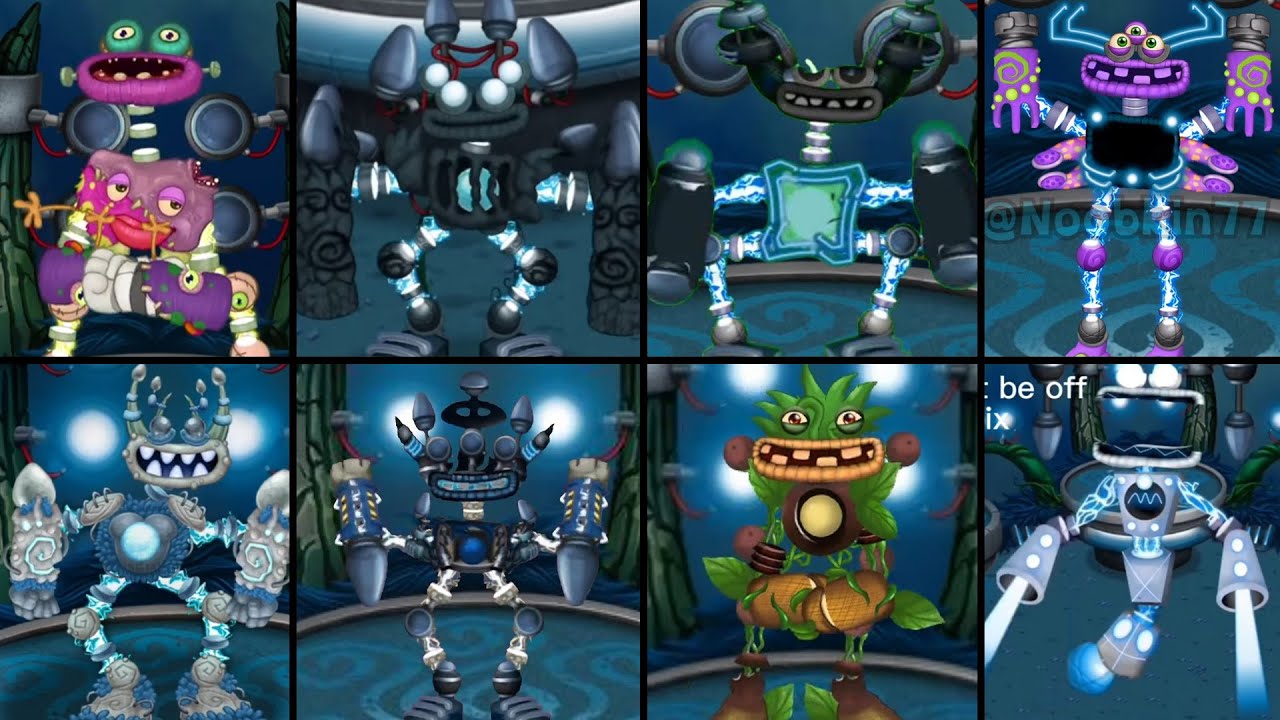 ALL Fanmade Epic Wubbox Amber Island vs Epic Wubbox Magical Sanctum vs Epic Wubbox Ethereal