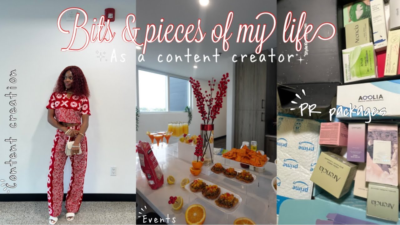 Bits & pieces of my life | PR packages unboxing📦 | Content creation BTS | Events❤️
