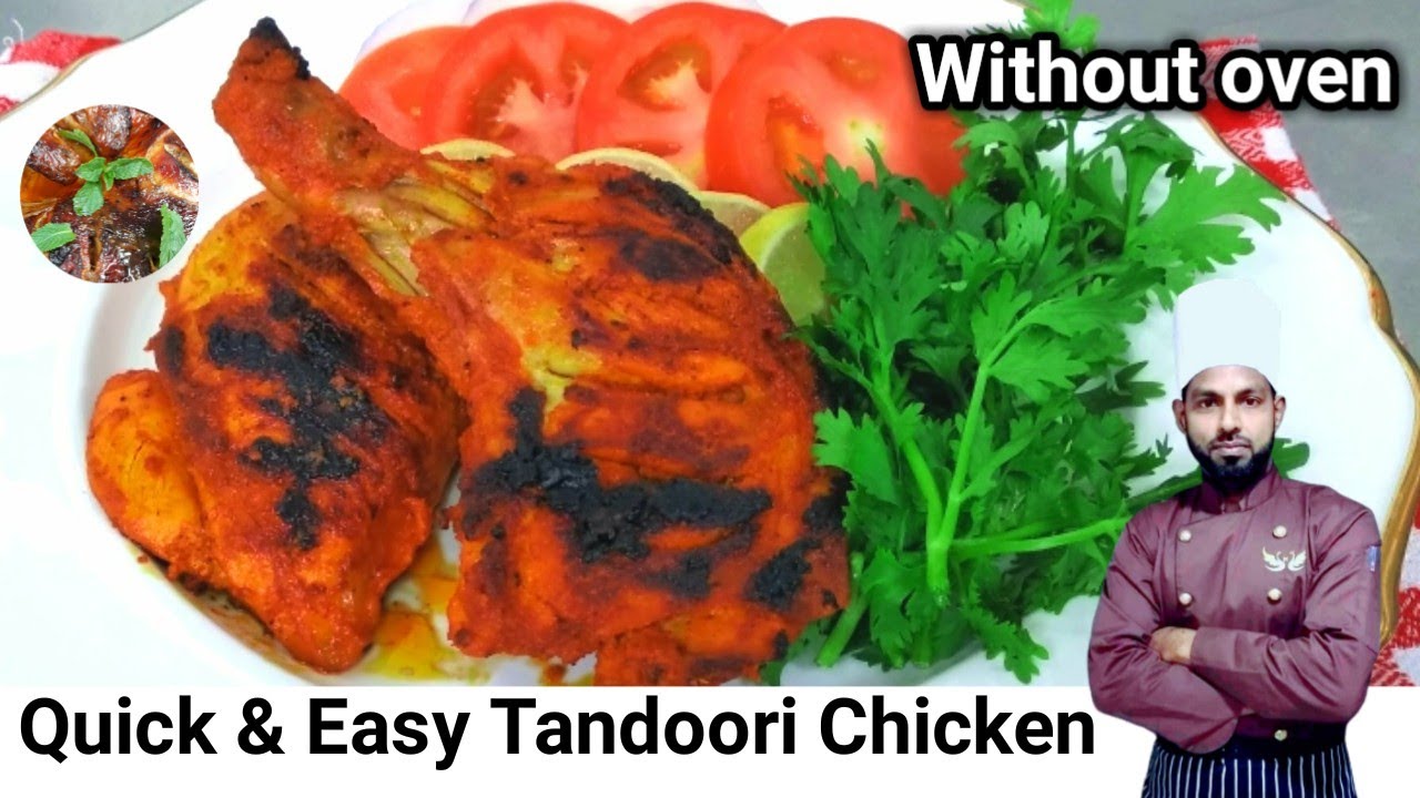 Tandoori Chicken In Gas Stove | How To Make Tandoori Chicken At Home | Tandoori Chicken Recipe