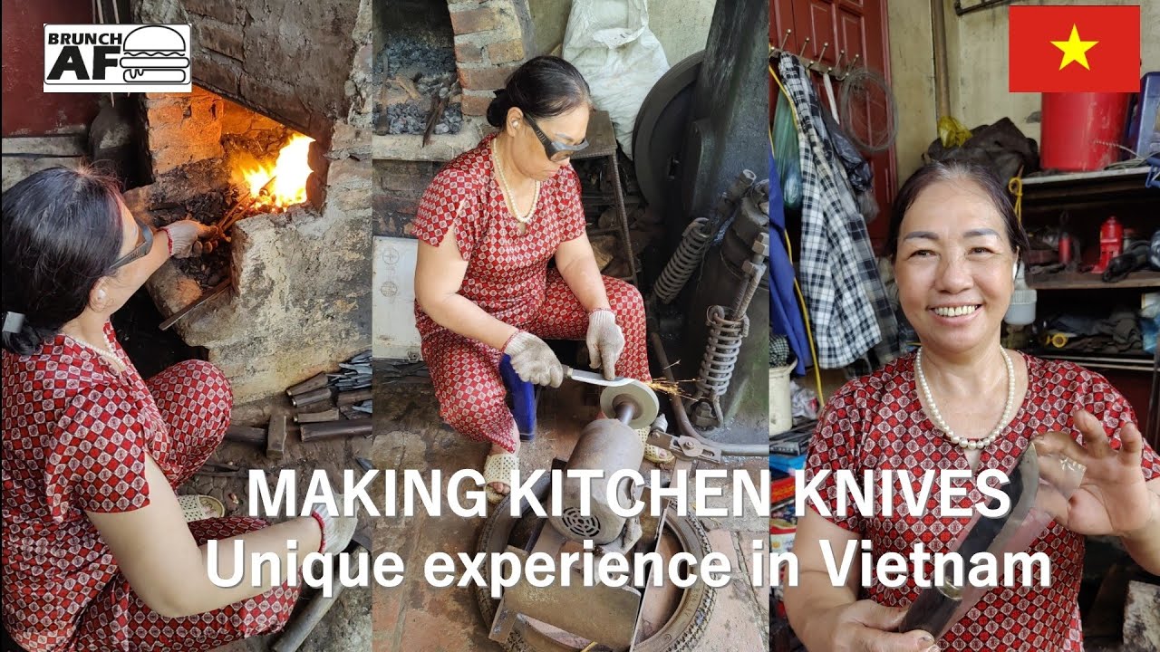 Knife Making the traditional Vietnamese way #food