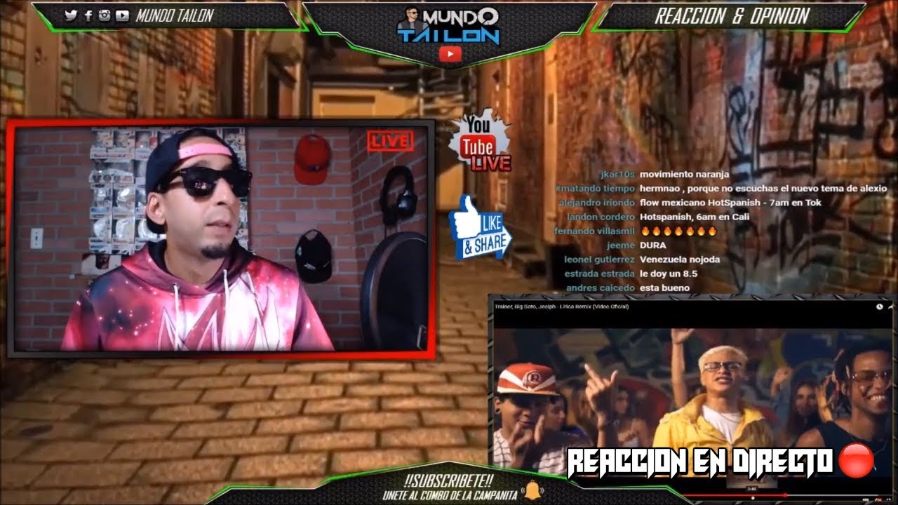 Trainer, Big Soto, Jeeiph - L&iacute;rica Remix (Video Oficial) Reaccion