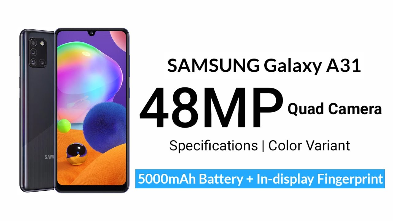 Samsung Galaxy A31 - Full Specifications