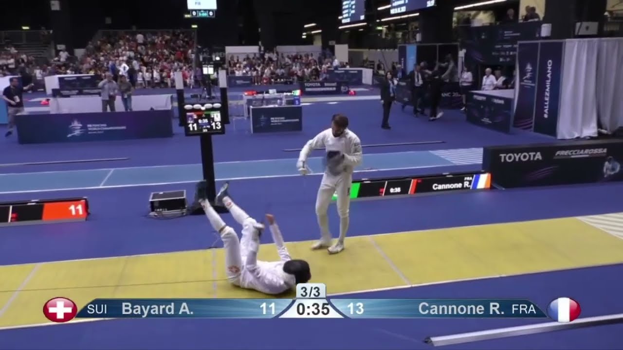 Epee Fencing Cards Compilation