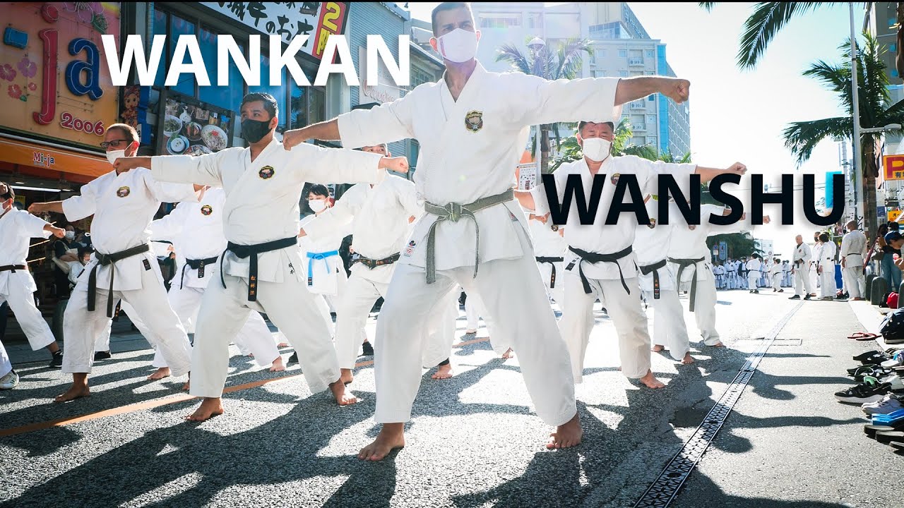 Wankan and wanshu katas performed by Matsubayashiryu practitioners from Asato Dojo and others