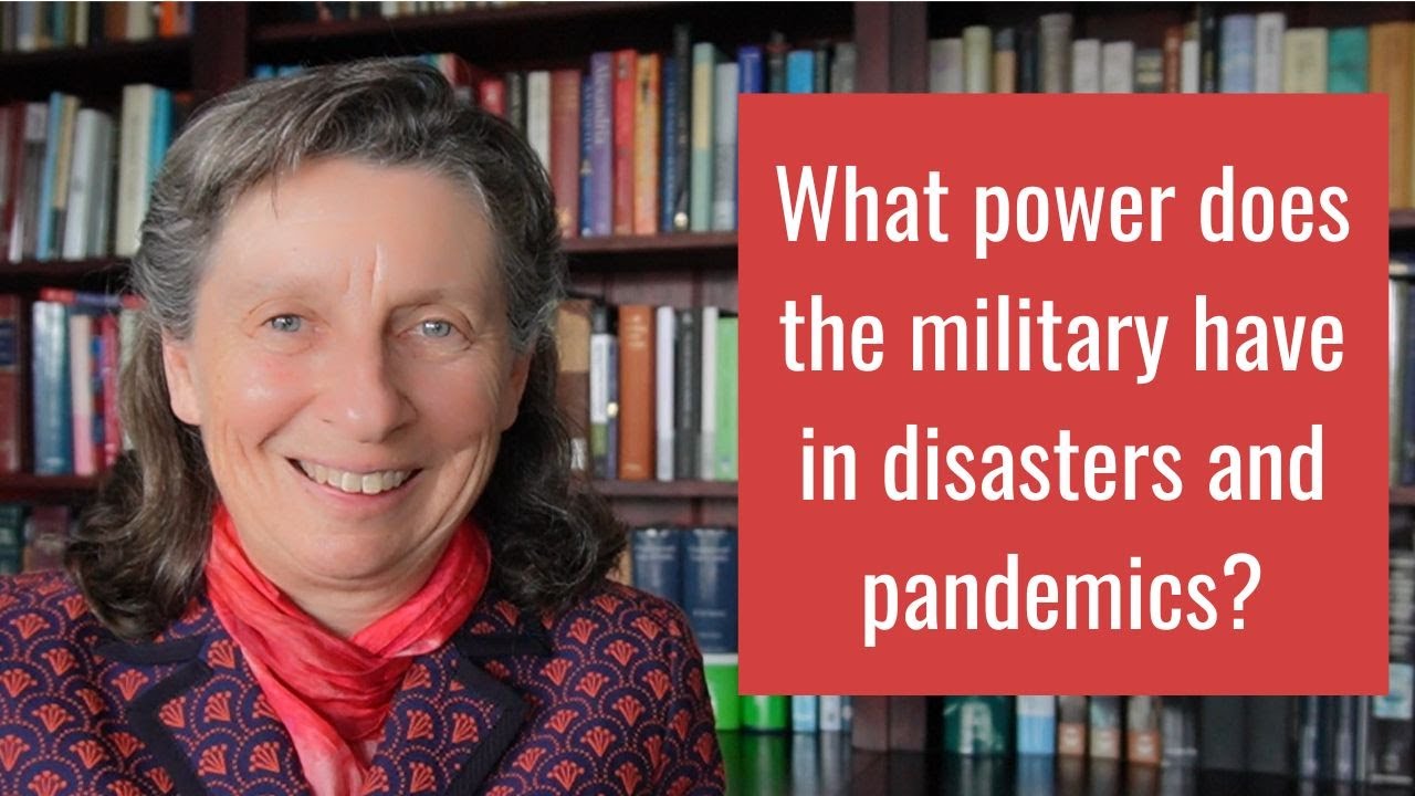 What power does the military have in disasters and pandemics?