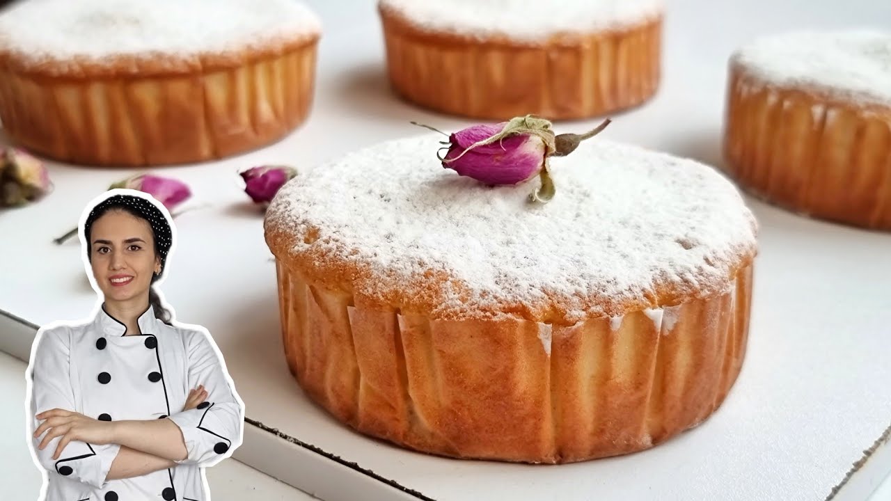 کیک پای سیب همراه مارمالاد سیب بسیار خوشمزه و لطیف