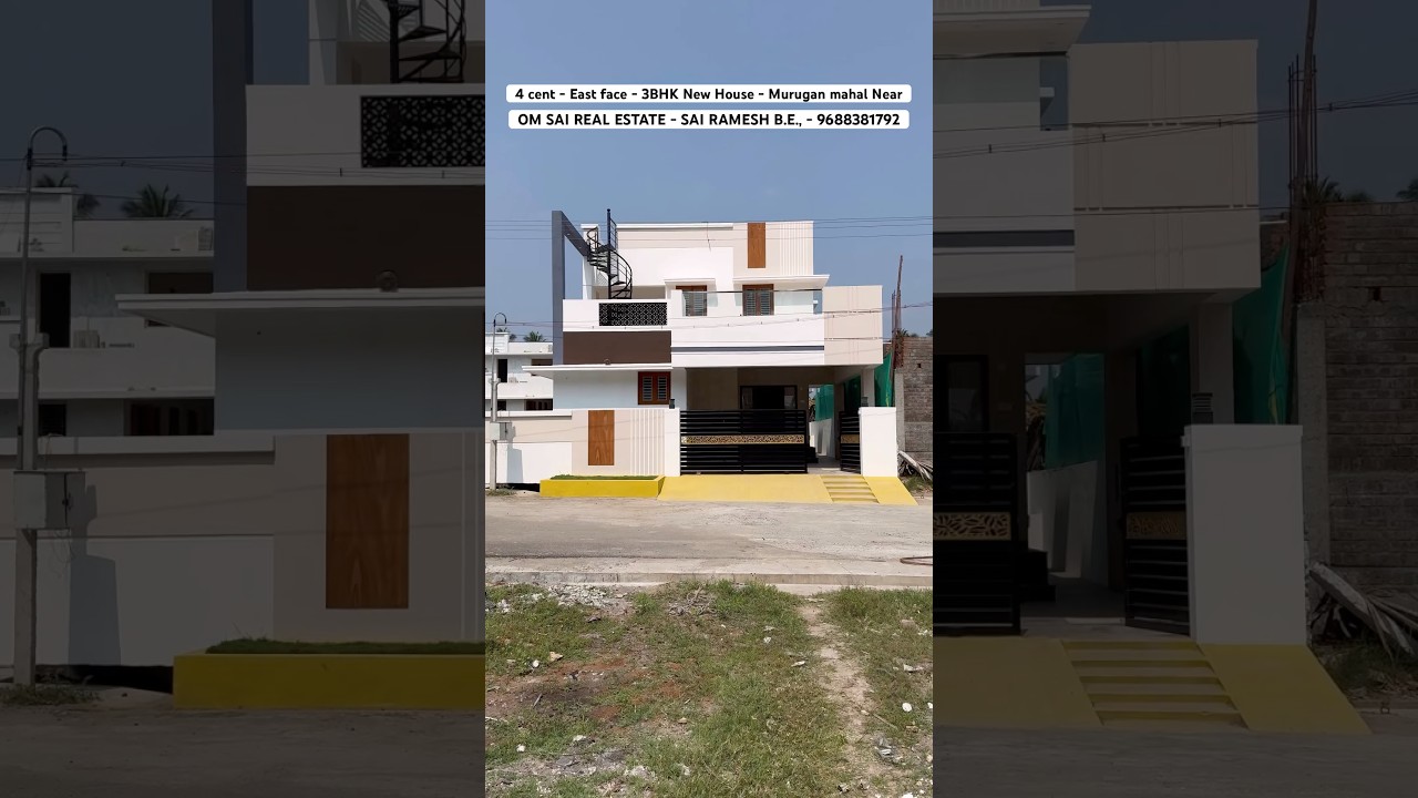 4 cent 3BHK House for sale in pollachi