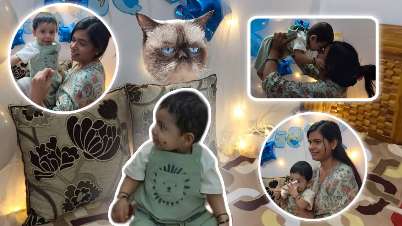Baby ka 6 Months Photoshoot 📸 | Half Year Celebration 🎂👶💙 | Mummy–Baby Bonding | Cute Family Vlog ✨