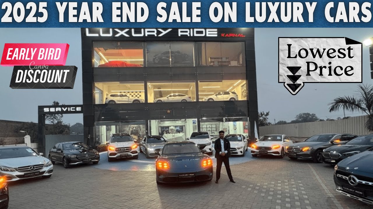 2025 YEAR END SALE ON LUXURY CARS | BIGGEST DISCOUNTS | PORSCHE TAYCAN | MERCEDES | BMW| LUXURY RIDE