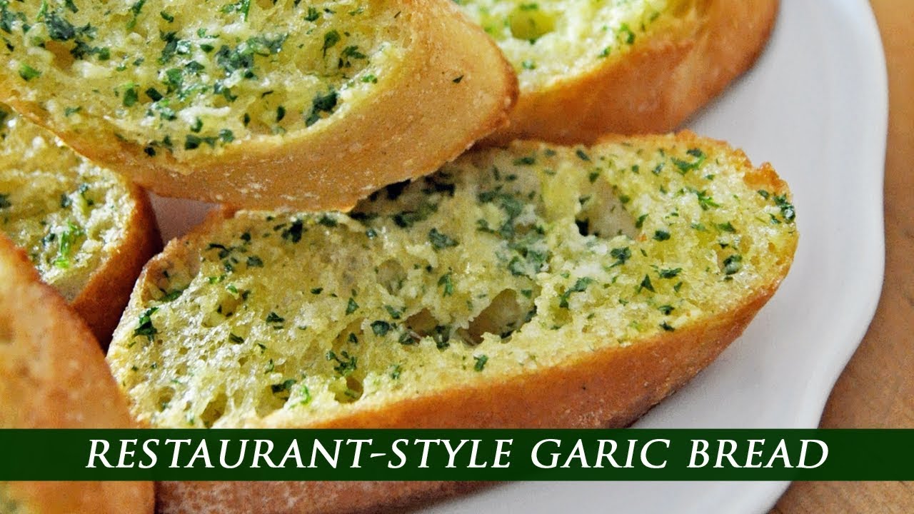 Restaurant-Style GARLIC BREAD in under 10 MINUTES