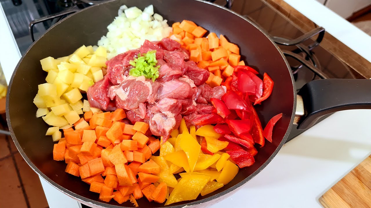 Picadinho do Chef carne ao molho cremoso especial dia das mães