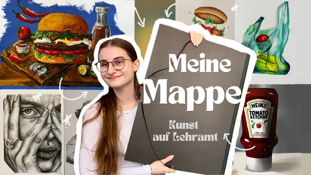 Meine Kunstmappe (Kunst auf Lehramt) ANGENOMMEN 🩷🎨