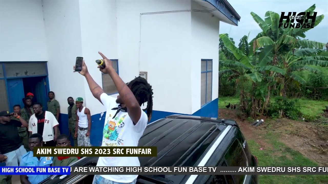 Akim Swedru senior high school Src Funfair  with Quamina Mp