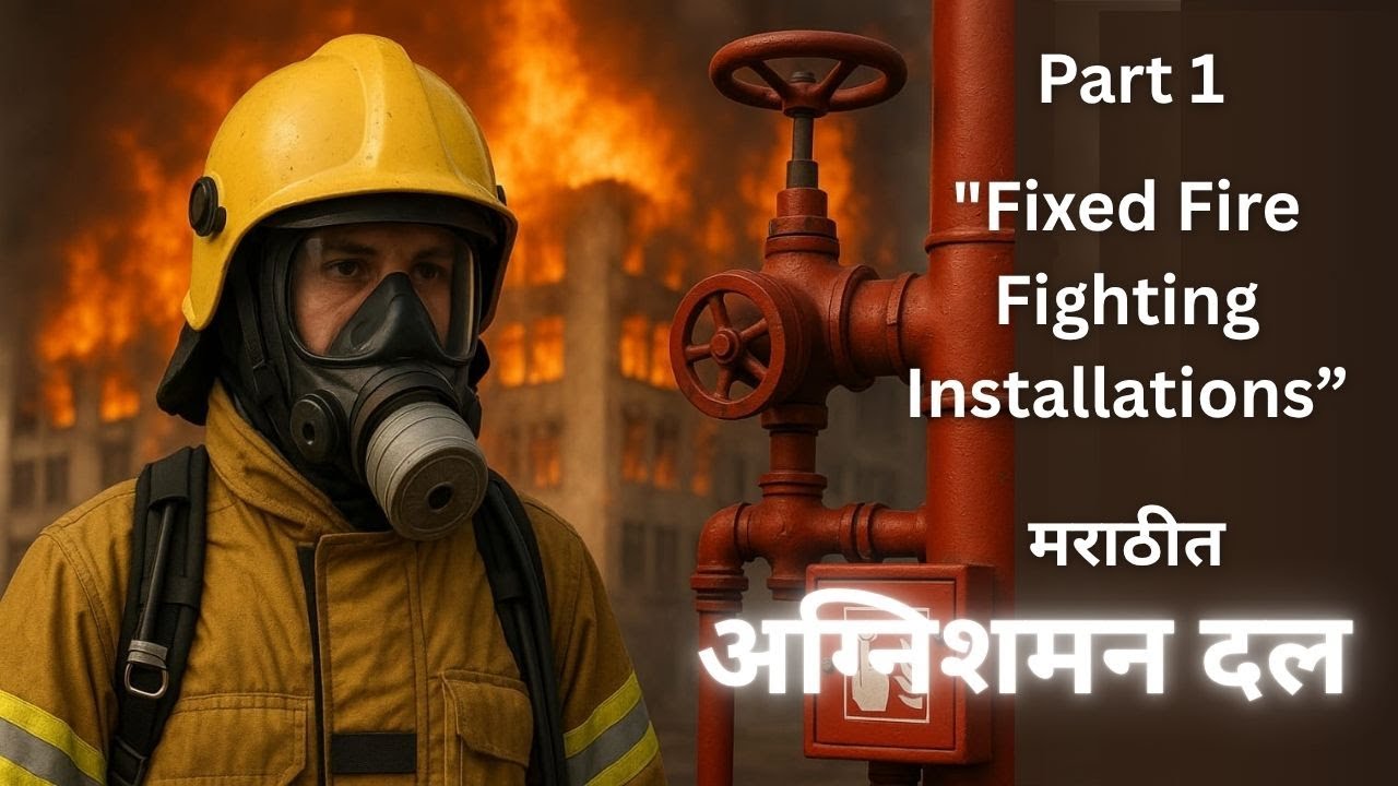Fixed Fire Fighting Installations | Part 1 (Marathi) | Fire Brigade Exam | MCQs |Fireman Preparation