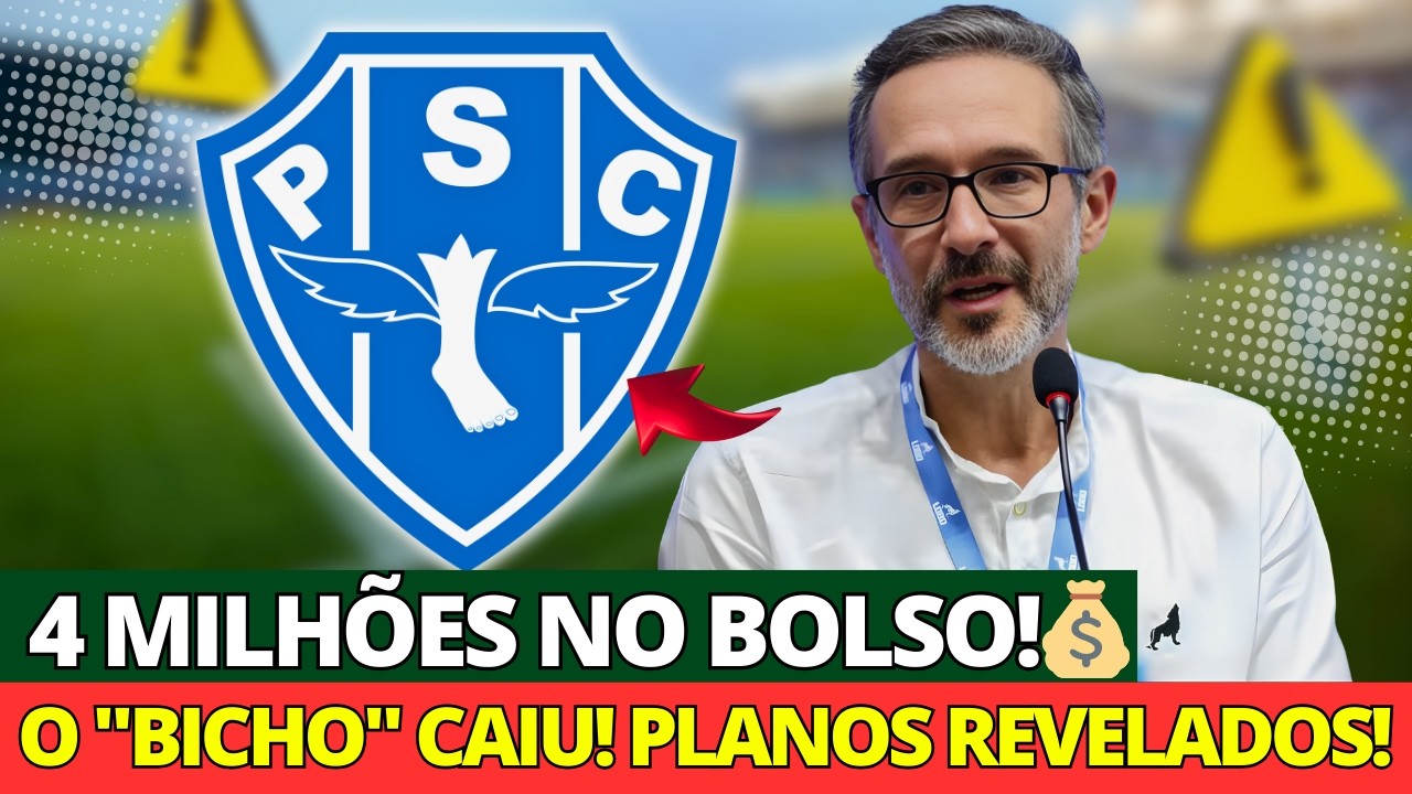 ⚠️ URGENTE: O DESTINO DOS 4 MILHÕES NO PAYSANDU! 💸 NINGUÉM ESPERAVA ISSO! PAYSANDU SC