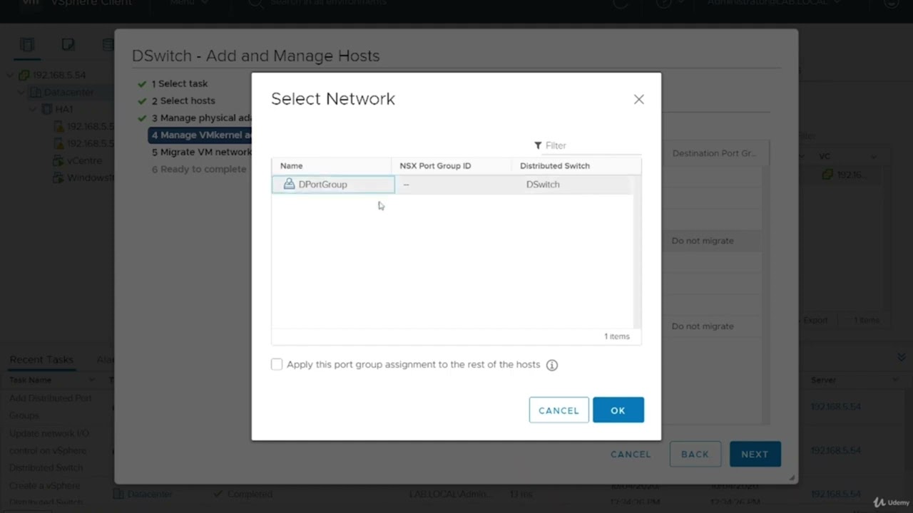 VMware vSphere 7 Foundations 2.6 - vSphere 7 Networking - vSphere Distributed Switches