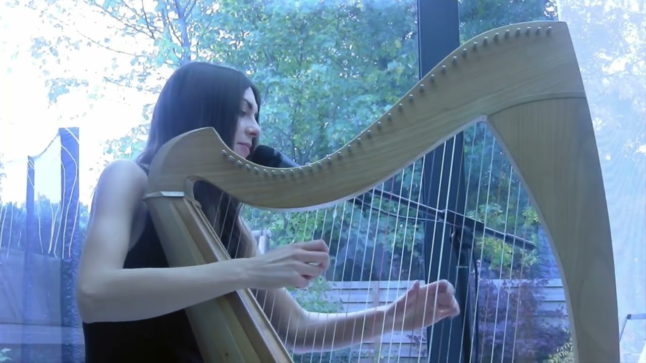 Jóga - Björk (harp cover by Claire)
