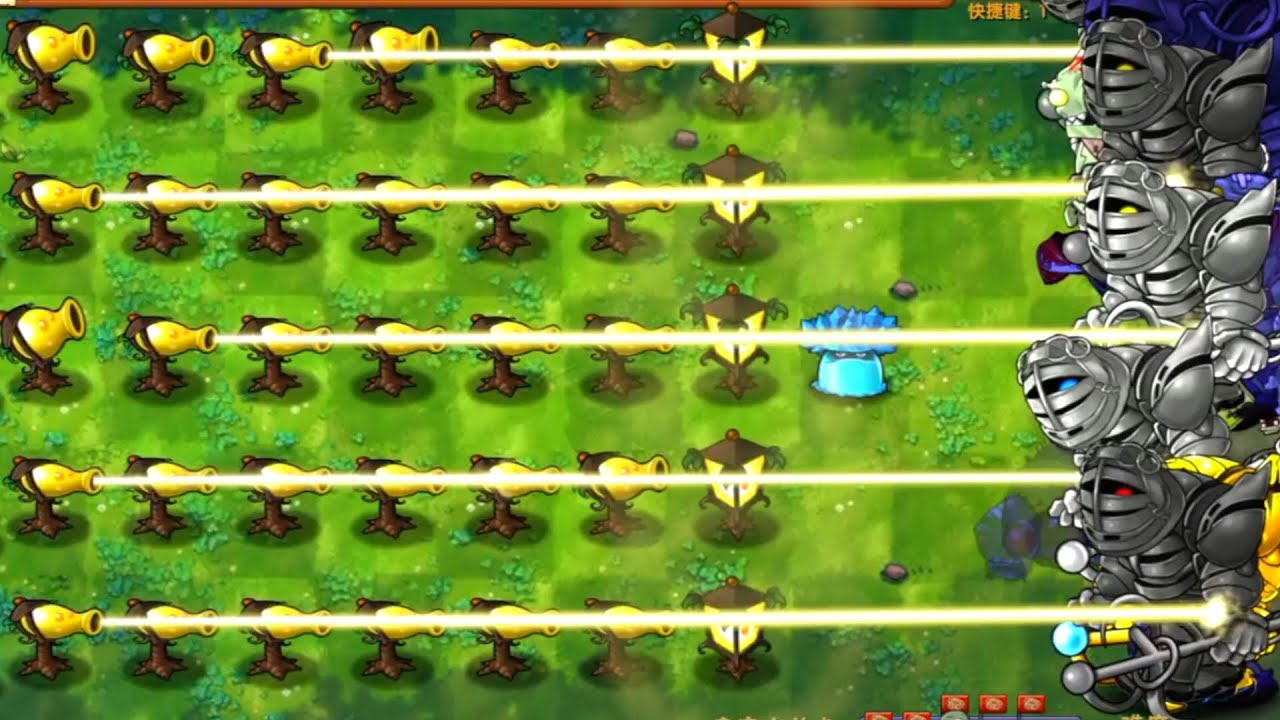 Ultimate Laser Peashooter Vs All 999x Zombies !! Plants vs Zombies Fusion 3.4
