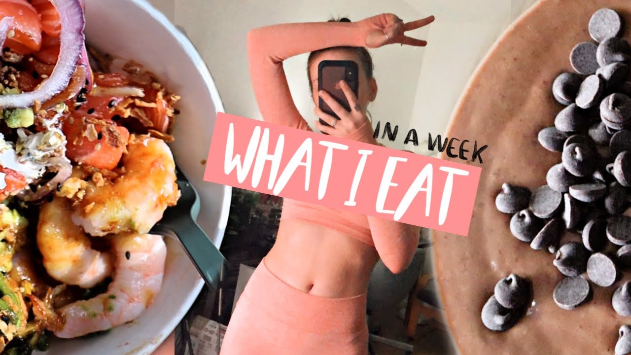 WHAT I EAT in a WEEK per tenermi in forma (SANO + REALISTICO!)