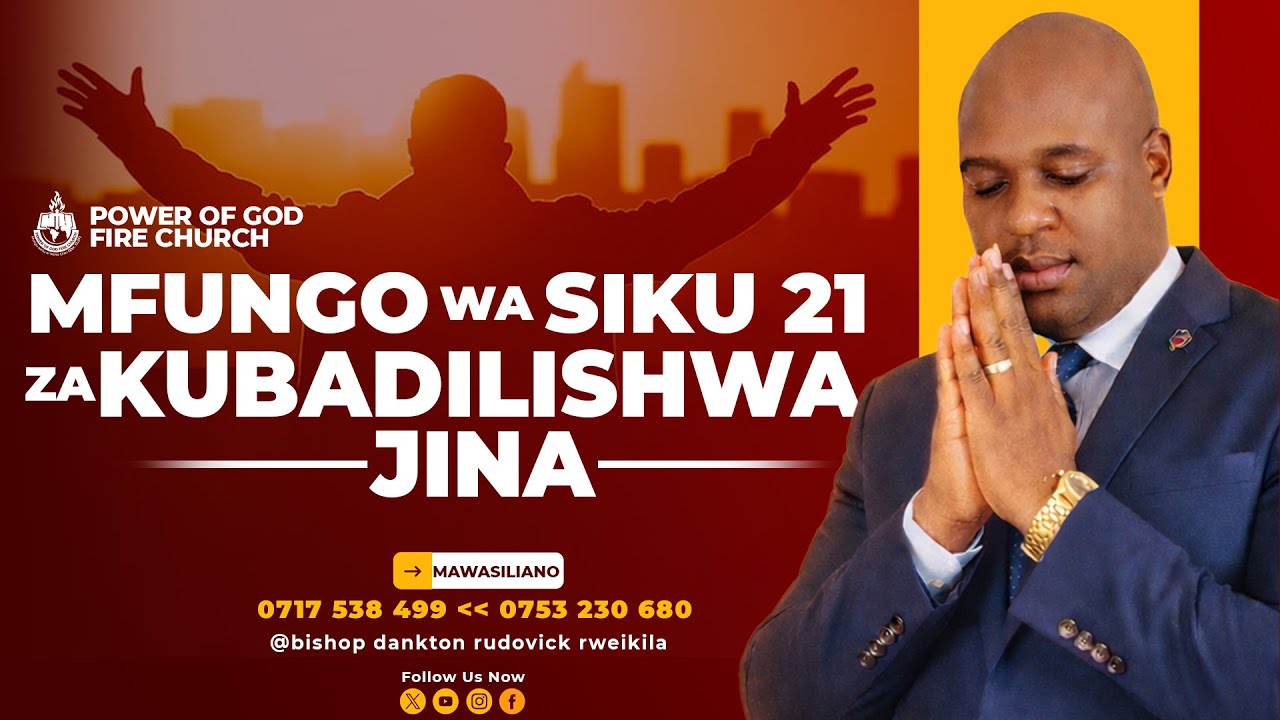 DAY 19: SIKU 21 ZA KUFUNGA NA KUOMBA | Bishop Dankton Rudovick Rweikila | 06/02/2026