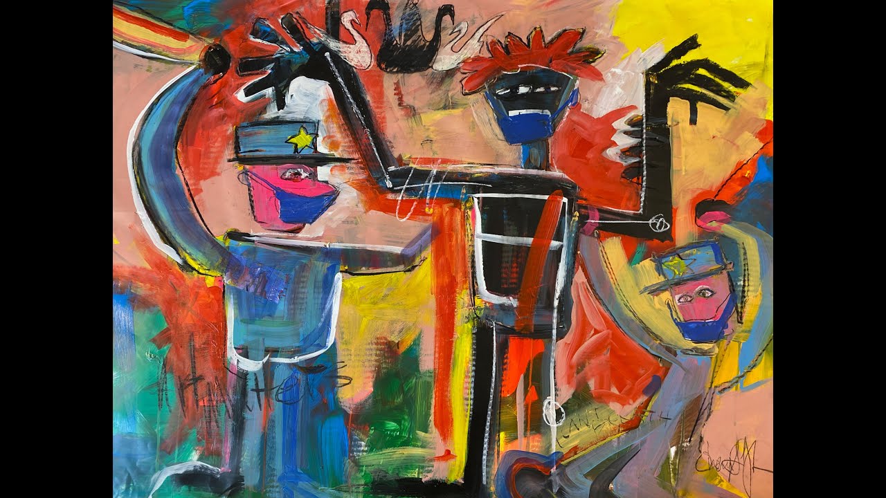 ART MATTERS NOW Learn to Paint In Jean-Michel Basquiat Style