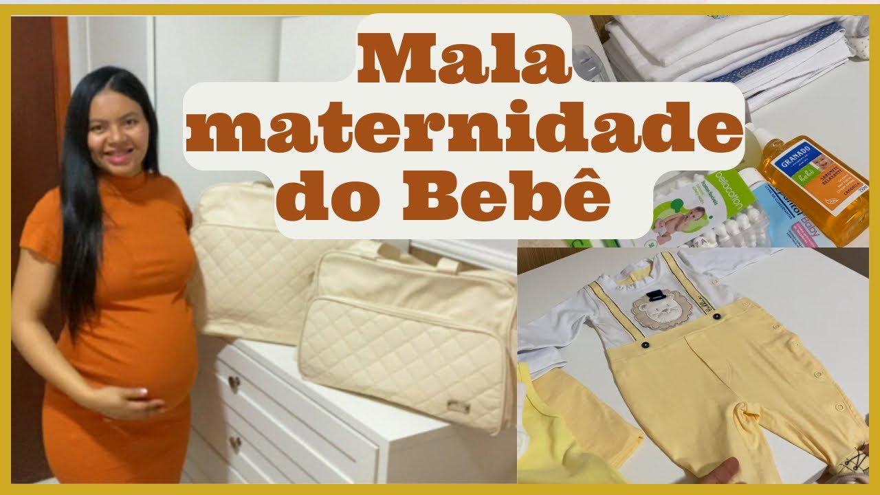 Arrumando a mala maternidade do bebê | 36 semanas | 2023