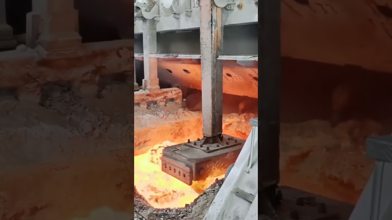 😱2000 degree hight temperature#iron malting point High temperature#crazy#science#experiment#